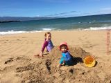 Children on The Beach II by Unknown Artist